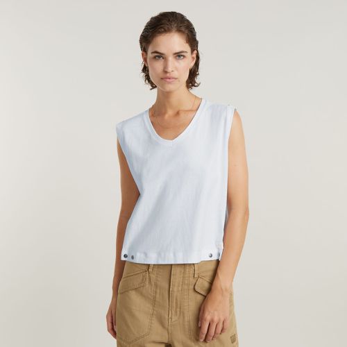 Top Riveted Loose - Blanco - Mujer - G-Star RAW - Modalova