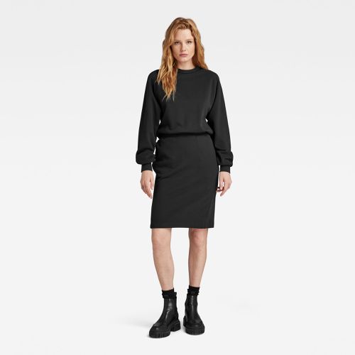 Vestido sudadera - Negro - MUJER