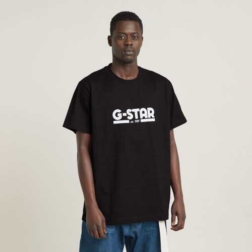 Camiseta Unisex Line Script Loose - - Hombre - G-Star RAW - Modalova