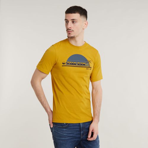 Sunrise Slim T-Shirt - Yellow - Men - G-Star RAW - Modalova
