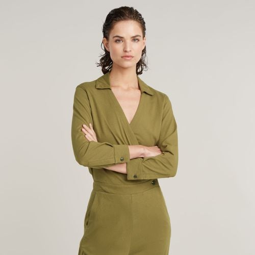 Shirt Jumpsuit - Green - Women - G-Star RAW - Modalova