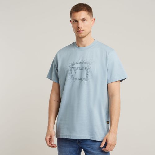 Stitch Burger Logo Loose T-Shirt - Men - G-Star RAW - Modalova