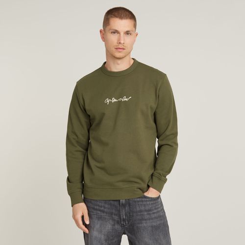 Sudadera G-Script Logo - Hombre - G-Star RAW - Modalova