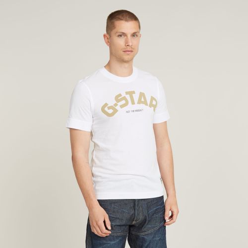 Camiseta Puff Logo Slim - - Hombre - G-Star RAW - Modalova