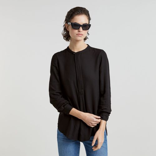 Half Placket Top - Black - Women - G-Star RAW - Modalova