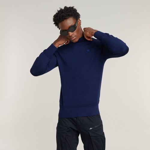 Premium Core Mock Neck Knitted Sweater - Men - G-Star RAW - Modalova