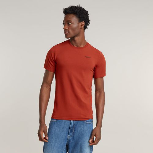 Camiseta Slim Base - Rojo - Hombre - G-Star RAW - Modalova