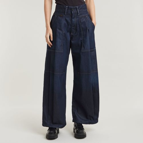 Pleated Jeans - Dark blue - Women - G-Star RAW - Modalova