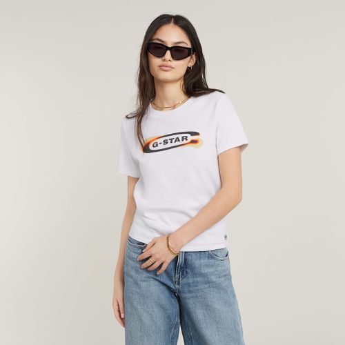 Old Skool Logo Top - White - Women - G-Star RAW - Modalova