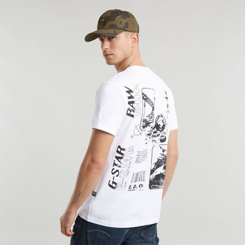 Camiseta Poster Back Graphic - Hombre - G-Star RAW - Modalova