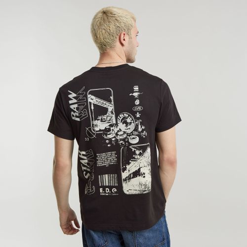 Camiseta Poster Back Graphic - Hombre - G-Star RAW - Modalova