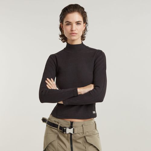 Asymmetric Zip Cropped Slim Mock Top - Women - G-Star RAW - Modalova