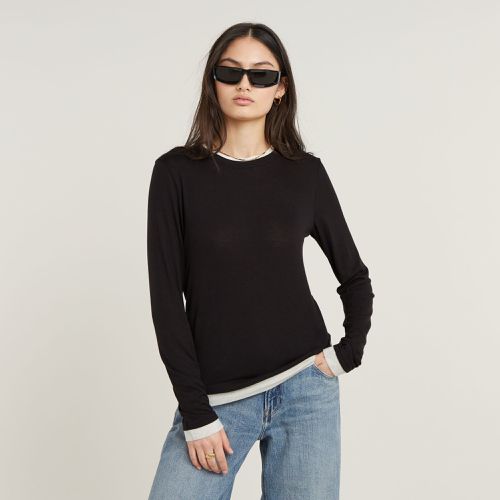 Double Layer Top - Black - Women - G-Star RAW - Modalova