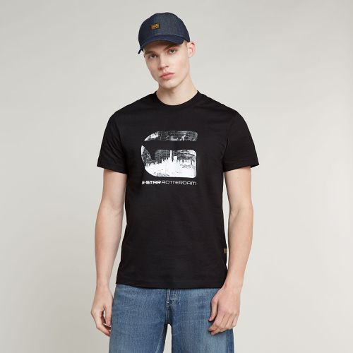 Camiseta Rotterdam - Negro - Hombre - G-Star RAW - Modalova