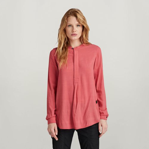 Half Placket Top - Red - Women - G-Star RAW - Modalova