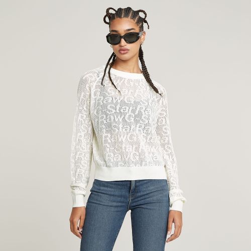 Jersey Pointelle Lightweight Knitted - Mujer - G-Star RAW - Modalova