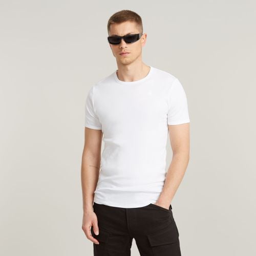 Base T-Shirt 2-Pack - White - Men - G-Star RAW - Modalova