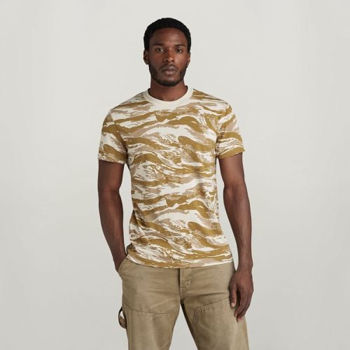 Tiger Camo T-Shirt - Men - G-Star RAW - Modalova