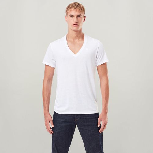 Pack De Dos Camisetas Base Heather V-neck - Hombre - G-Star RAW - Modalova