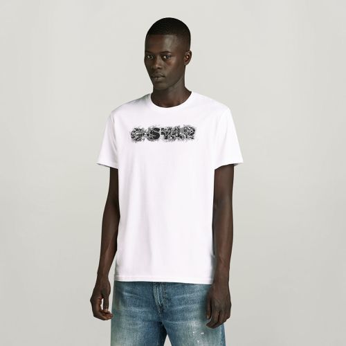 Distressed Logo T-Shirt - Men - G-Star RAW - Modalova