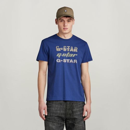 Camiseta Triple Logo Graphic - Hombre - G-Star RAW - Modalova