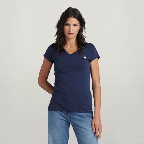 Top Eyben Slim V-Neck - Mujer - G-Star RAW - Modalova