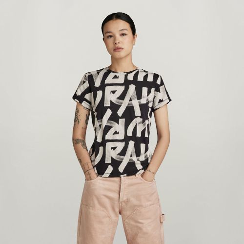 Top Calligraphy Allover - Mujer - G-Star RAW - Modalova