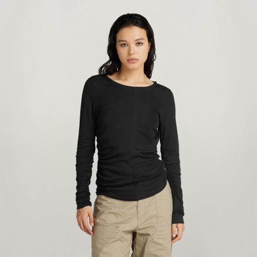 Top Gathered Slim - Negro - Mujer - G-Star RAW - Modalova