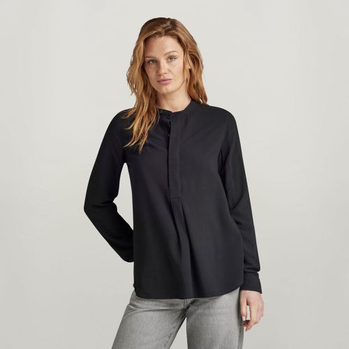 Half Placket Top - Black - Women - G-Star RAW - Modalova