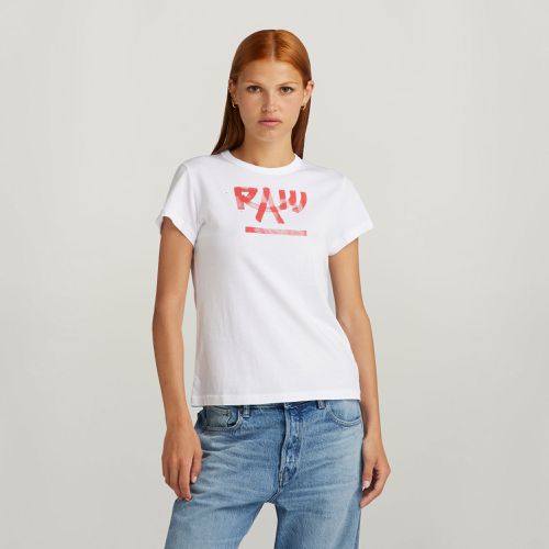 Calligraphy Graphic Top - Women - G-Star RAW - Modalova