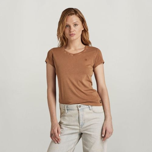 Overdyed Eyben Slim V-Neck Top 2.0 - Women - G-Star RAW - Modalova