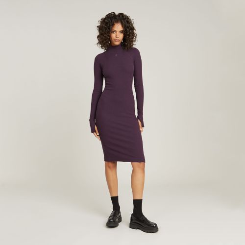 Vestido Rib Slim - Morado - Mujer - G-Star RAW - Modalova