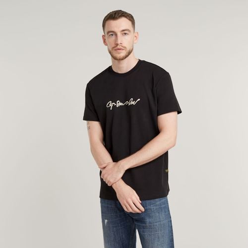 Camiseta G-Script - Negro - Hombre - G-Star RAW - Modalova