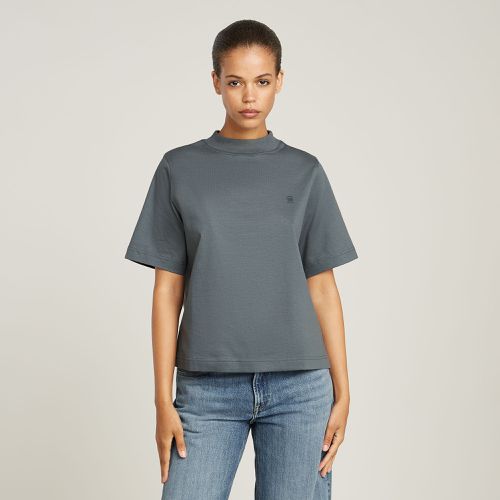 Logo Mock Top - Grey - Women - G-Star RAW - Modalova