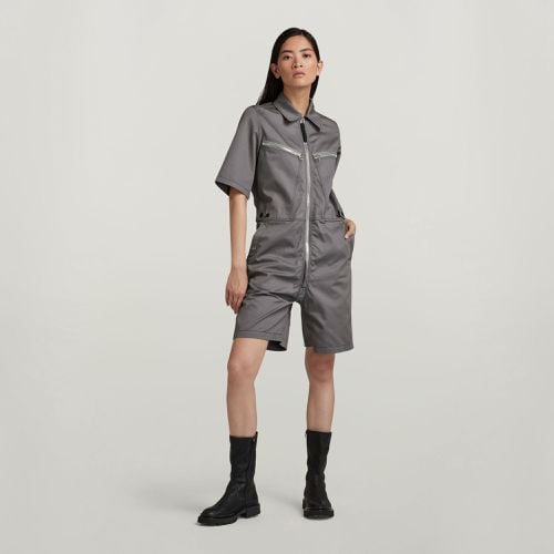 Multi Zip Playsuit - Grey - Women - G-Star RAW - Modalova