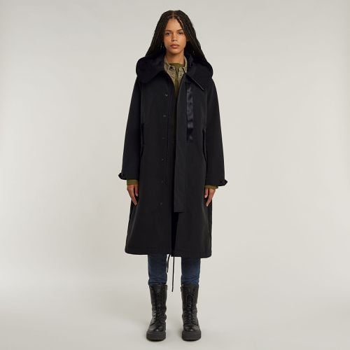 Parka Long Hooded - Negro - Mujer - G-Star RAW - Modalova