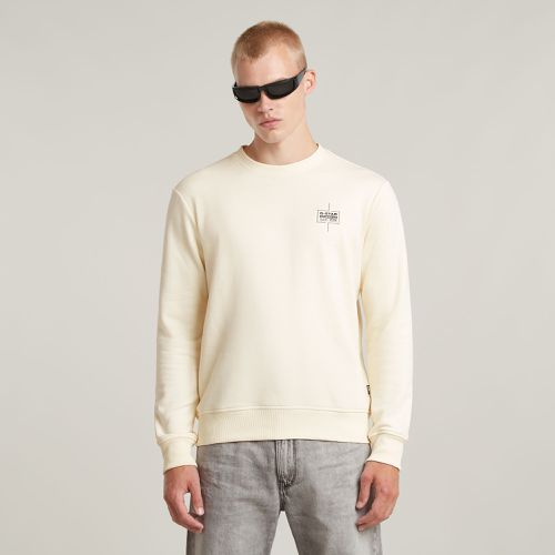 Logo Sweater - Beige - Men - G-Star RAW - Modalova