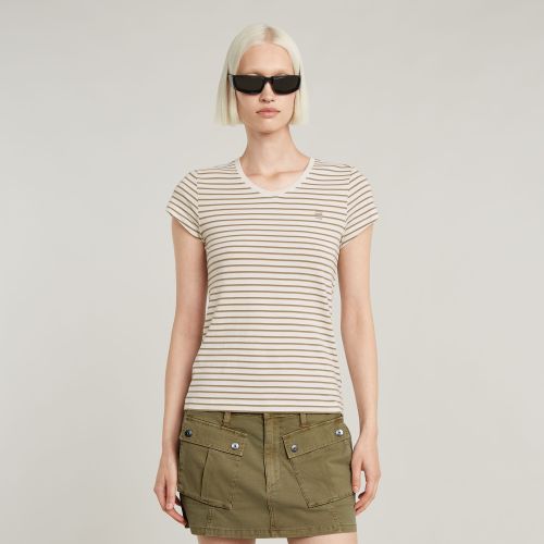 Top Stripe Eyben Slim V-Neck 2.0 - s - G-Star RAW - Modalova