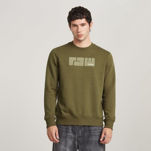 Sudadera RAW - Verde - Hombre - G-Star RAW - Modalova