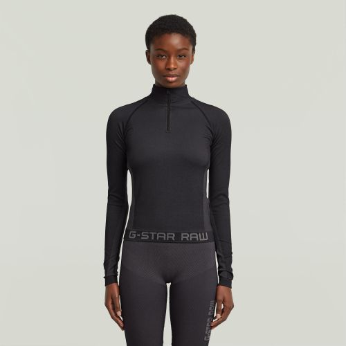 Seamless Zip Top - Black - Women - G-Star RAW - Modalova