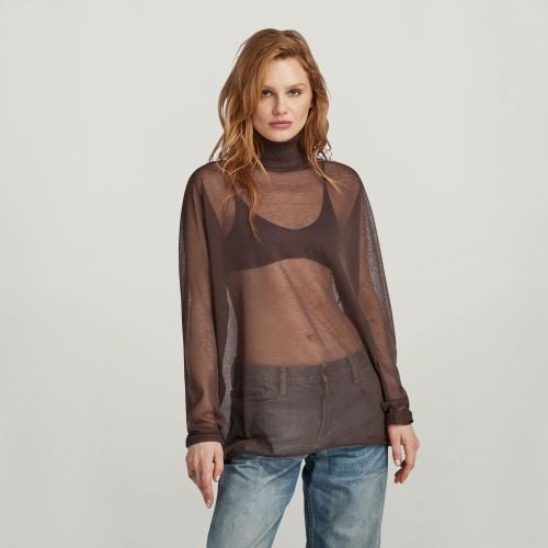 Jersey Sheer Loose Turtle Knitted - Mujer - G-Star RAW - Modalova