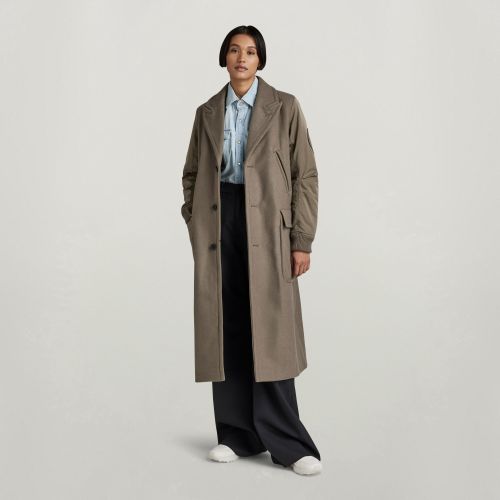 Wool Long Coat - Brown - Women - G-Star RAW - Modalova