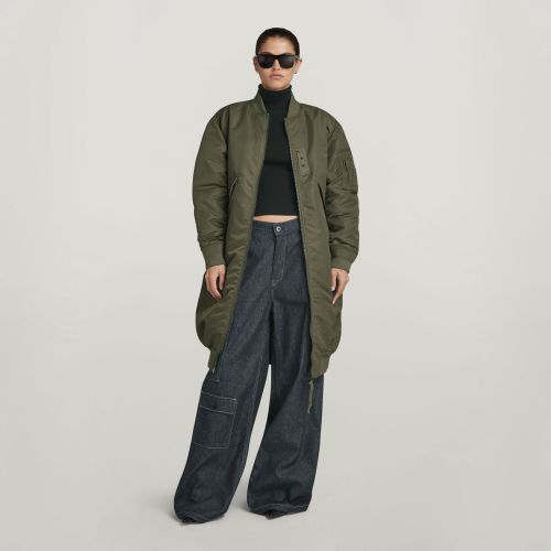 Long Bomber Jacket - Green - Women - G-Star RAW - Modalova