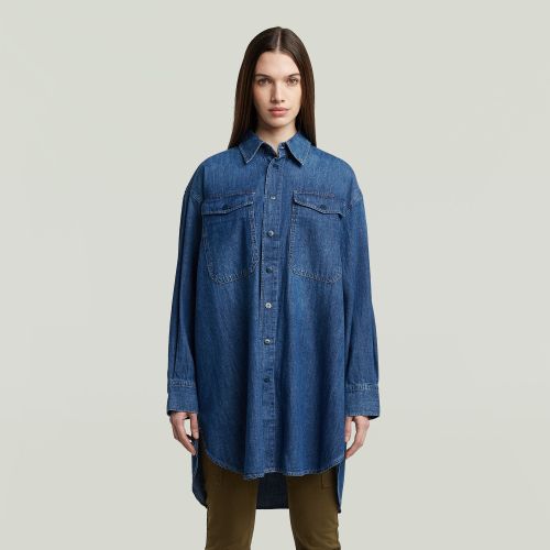 Camisa Oversized Denim Evergreen - Mujer - G-Star RAW - Modalova