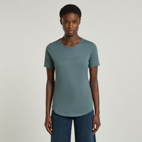 Autograph Slim Top - Grey - Women - G-Star RAW - Modalova