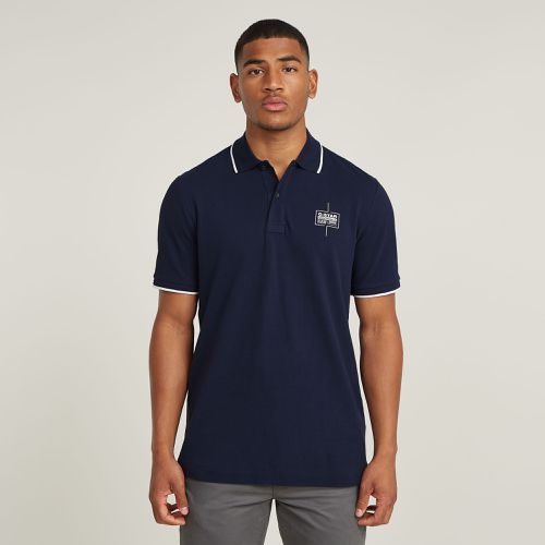 Chest Logo Striped Polo - Men - G-Star RAW - Modalova