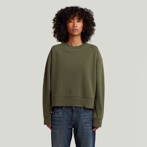 Sudadera Biker Zip - Verde - Mujer - G-Star RAW - Modalova