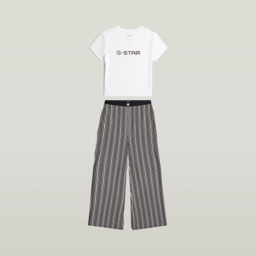 Conjunto de Pijama camiseta y pantalón de pernera ancha - Mujer - G-Star RAW - Modalova