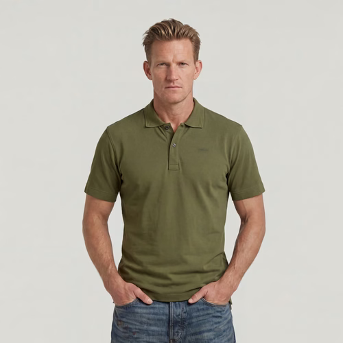 Polo Core Regular - Verde - Hombre - G-Star RAW - Modalova