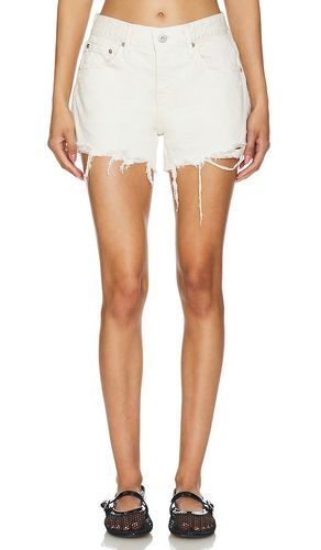 Hailey cut-off short en color blanco talla 25 en - White. Talla 25 (también en 26, 28, 29, 31) - AG Jeans - Modalova